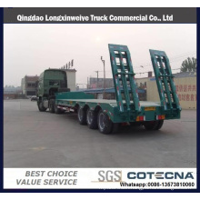 3 Axle 70 Tons Heavy Duty Equipment Transport Low Bed Trailer for Africa